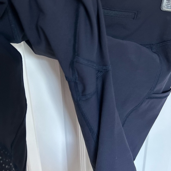 Lululemon Tight Stuff Tights Leggings, Navy Blue, Size 6 - Picture 11 of 16